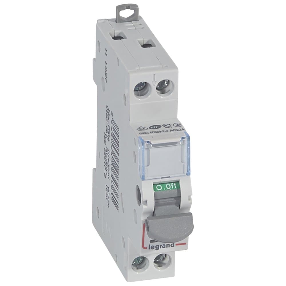 Legrand DX3 IS Рубильник с индикатором 2P 20A 406436 — миниатюра 2