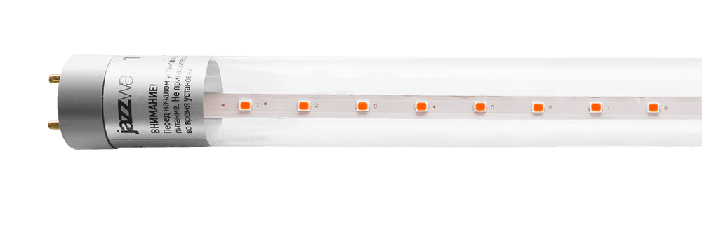 Jazzway PLED T8 1200 Agro 16w CL G13 ( для растений) .5025912