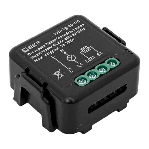EKF Умное реле в подрозетник 1-канальное без нейтрали Zigbee Connect Select — миниатюра 8