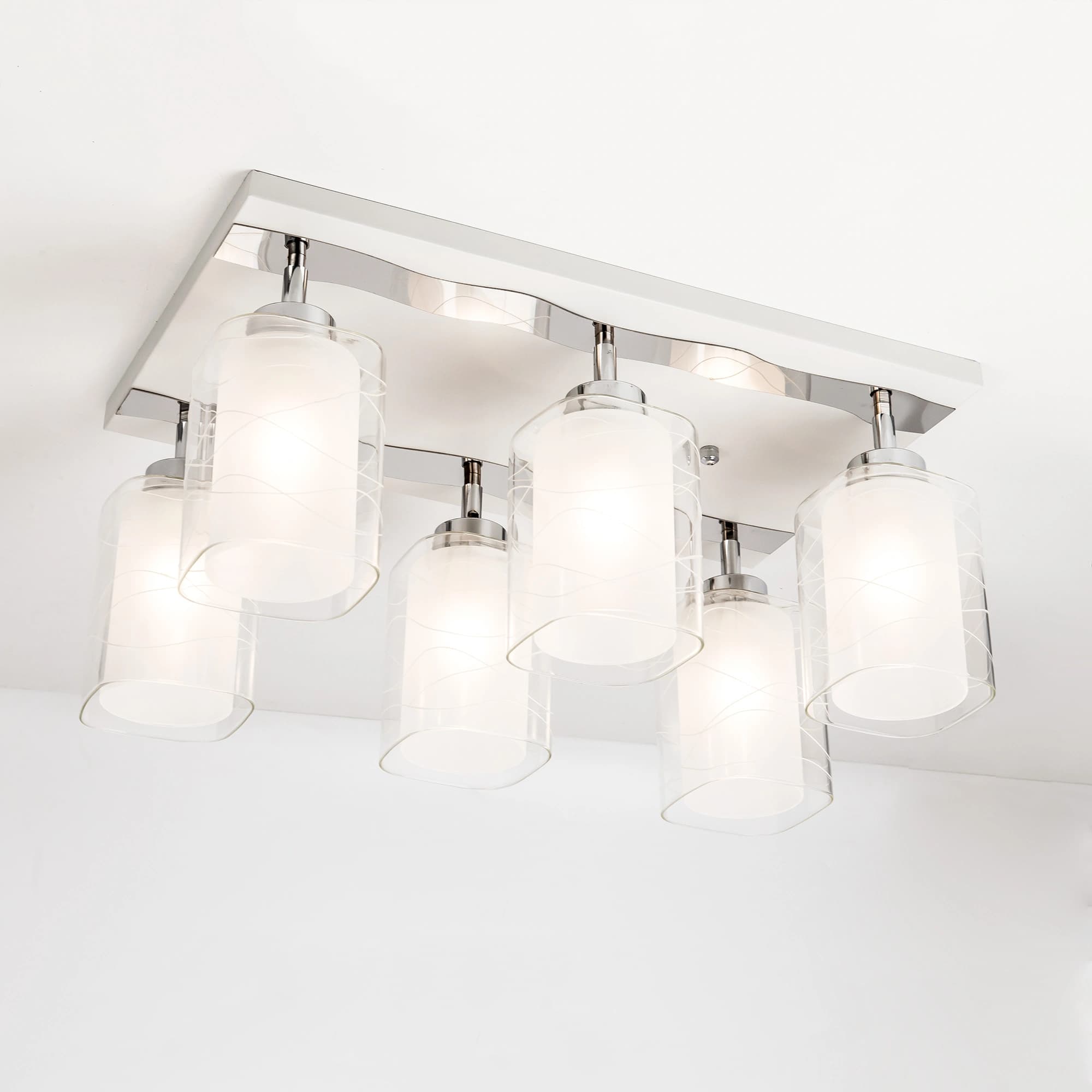 Citilux CL160161 Прима Белый+Хром Светильник Люстра — миниатюра 3