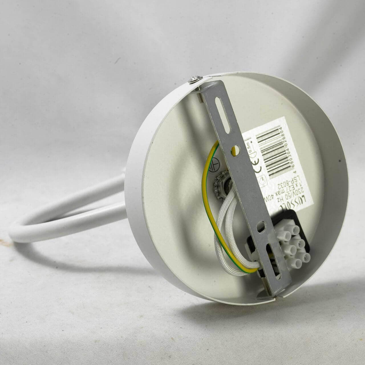 Lussole LGO Металл Белый /  Ткань Светильник настенный E27 40W LSP-8032 — миниатюра 4