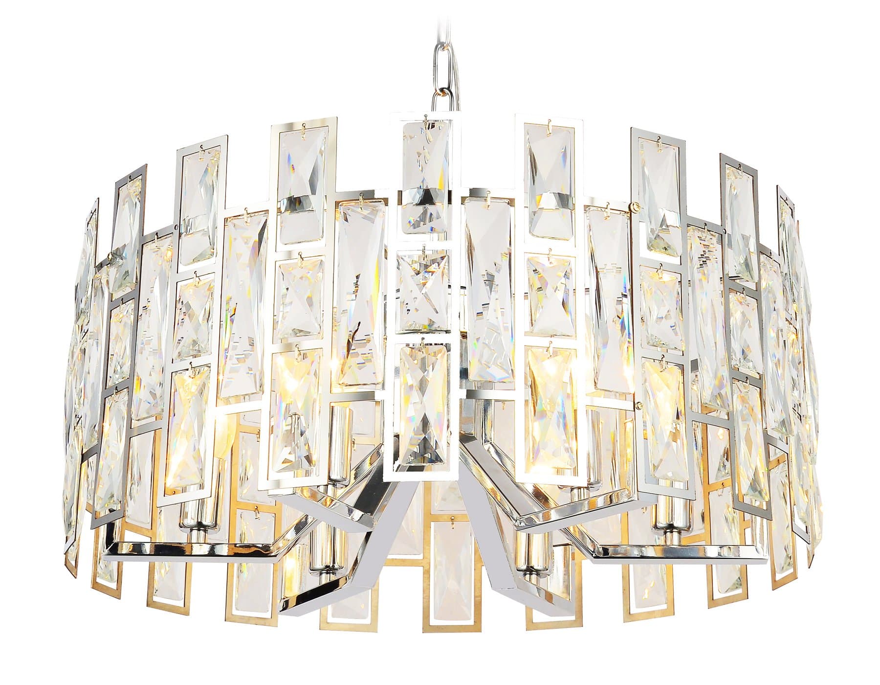 Ambrella Подвесная люстра TR5060/6 CH/CL хром/прозрачный E14/6 max 40W D500*938 — миниатюра 1