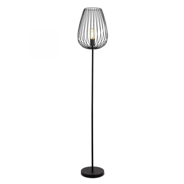 Eglo Торшер NEWTOWN, 1x60W (E27), L1595, H1595, сталь, черный 49474