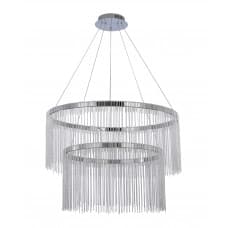 Kink Light 08260-80+60,02 Люстра Агни хром d80+60 h200 Led 67W (4000K)