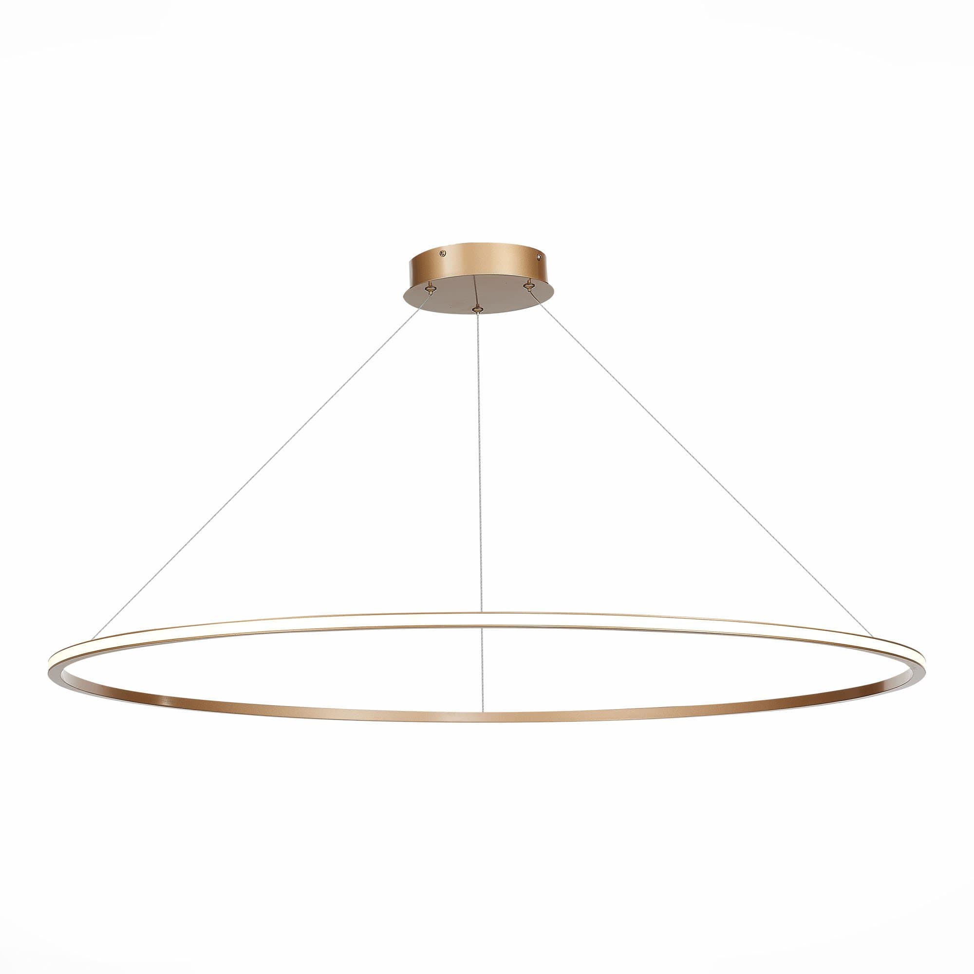 ST LUCE ST604.243.57 Светильник подвесной Золотистый/Белый LED 1*57W 4000K