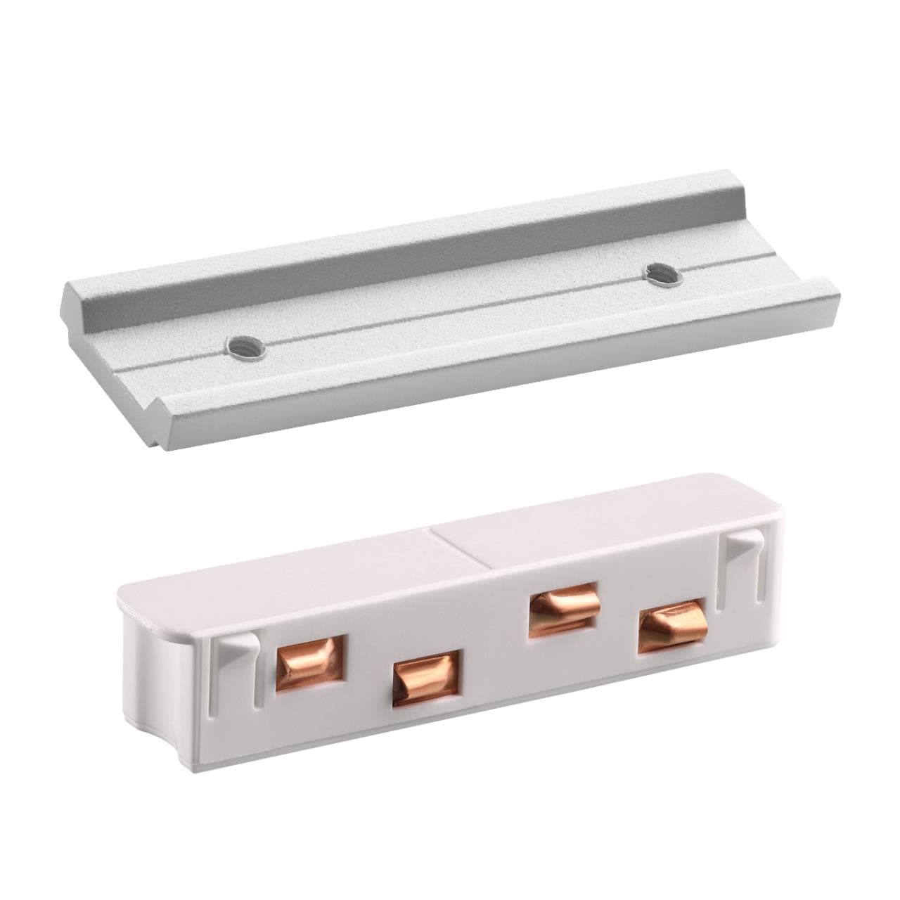Novotech 135163 SHINO NT23 000 белый Соединитель с токопроводом прямой IP20 48V FLUM