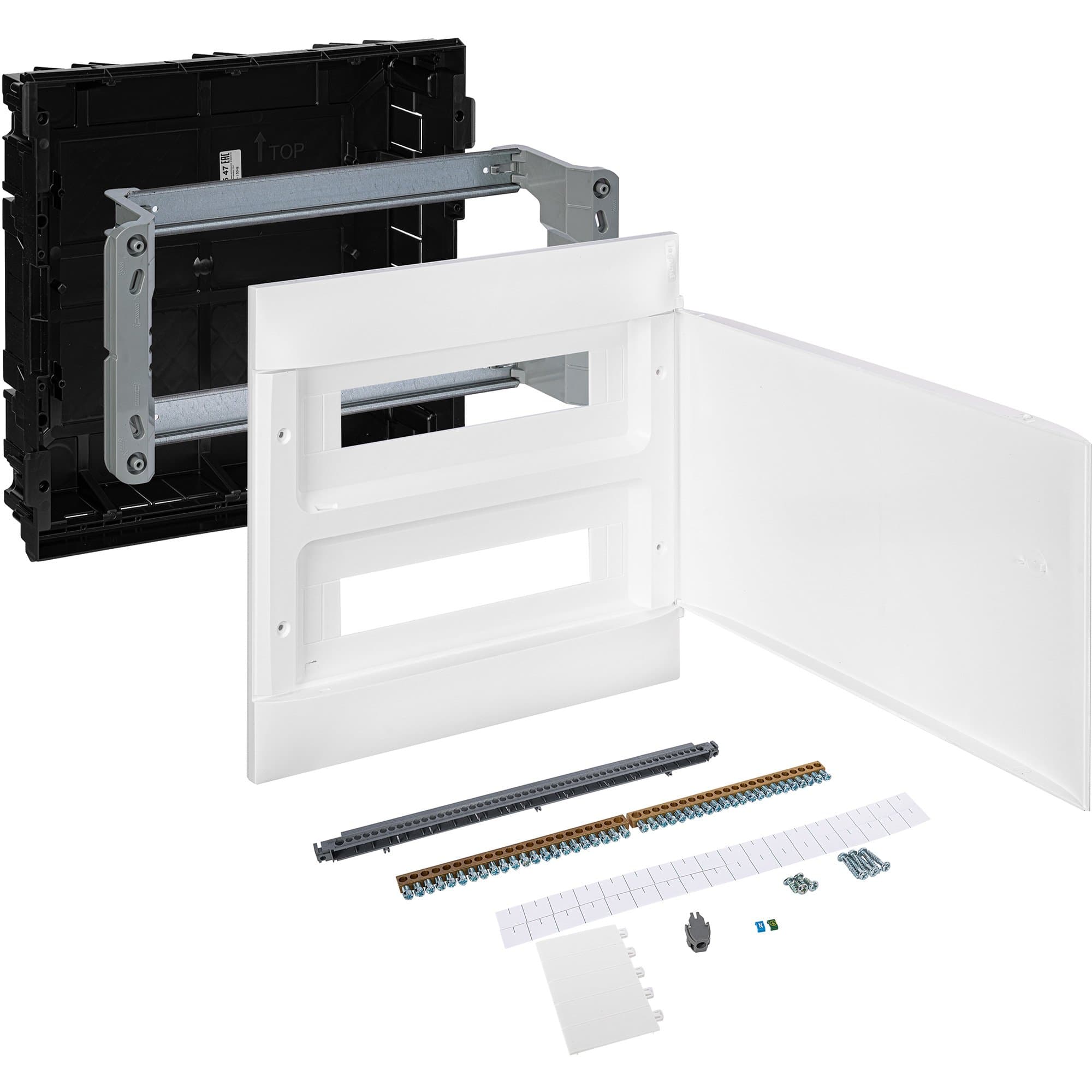 Legrand Practibox S Пластиковый щиток Встраиваемый 2X18 Белая дверь 137547 — миниатюра 4