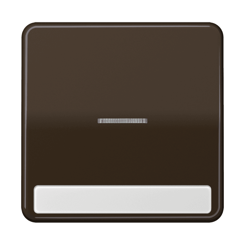 JUNG CD 500/CD plus Коричневая Клавиша 1-ая с/п с полем для надписи CD590NAKO5BR