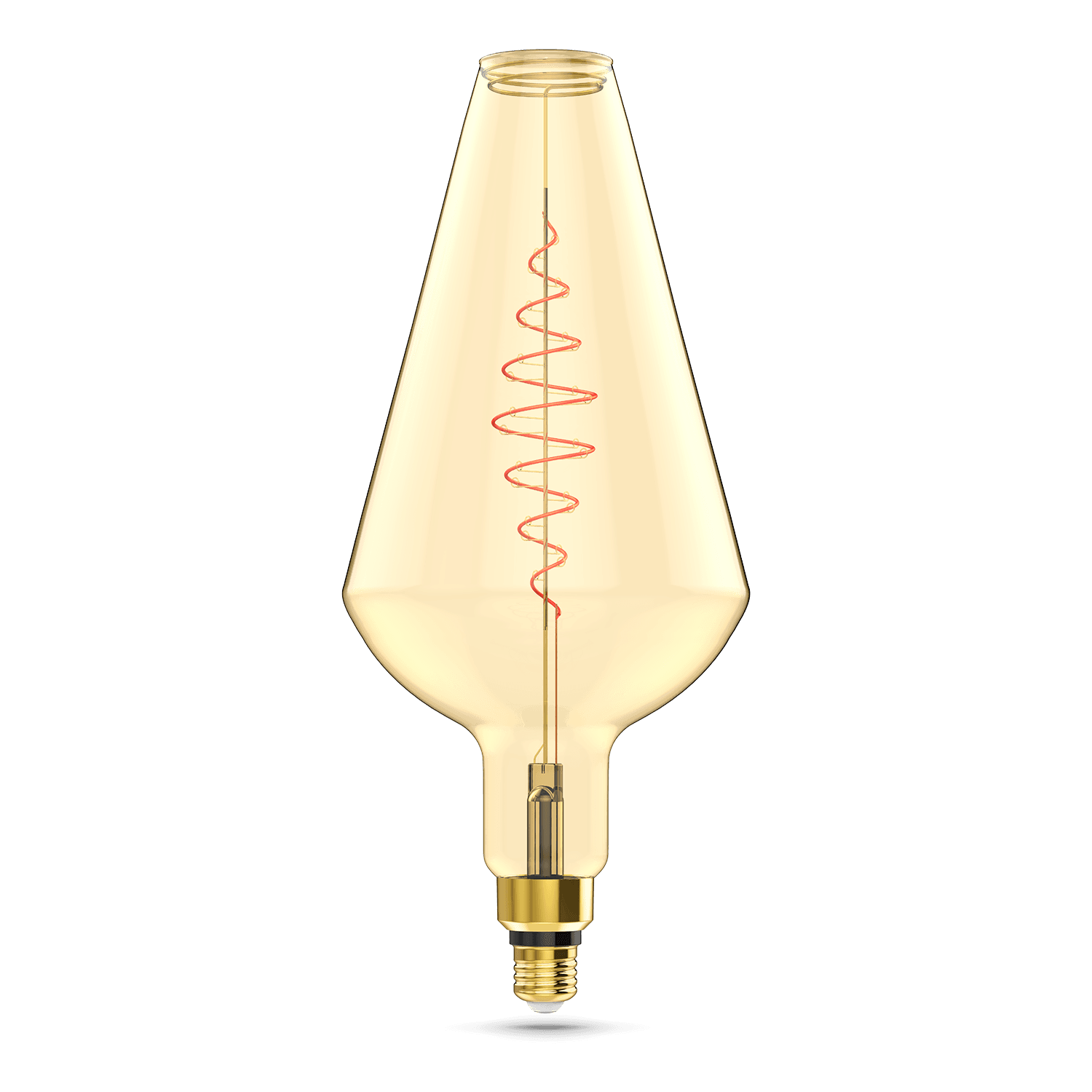 Gauss Лампа Filament Vase 8.5W 660lm 2000К Е27 golden flexible LED 180802105 — миниатюра 3