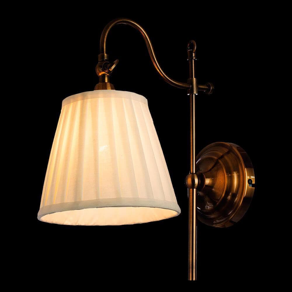 Arte Lamp Seville Желтый/Белый Бра 40W E14 A1509AP-1PB — миниатюра 5