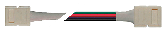 Jazzway Коннектор PLSC-10x4/15/10x4 (5050 RGB) уп 10 шт .1016232