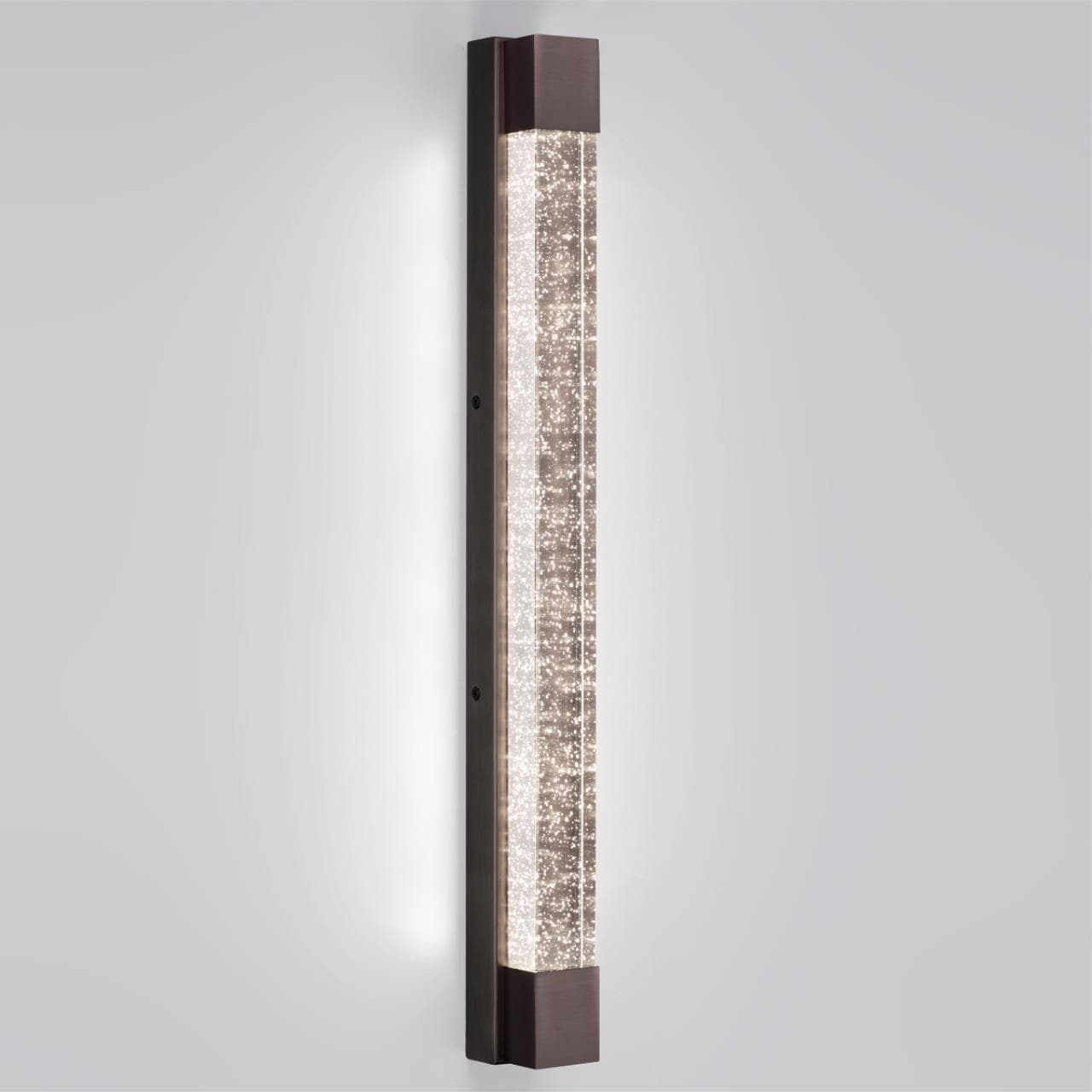 Odeon Light 6680/12WL HIGHTECH ODL24 149 Настенный светильник брашир черн/металл/хрусталь IP20 LED 12W 600Лм 4000K MIRADA