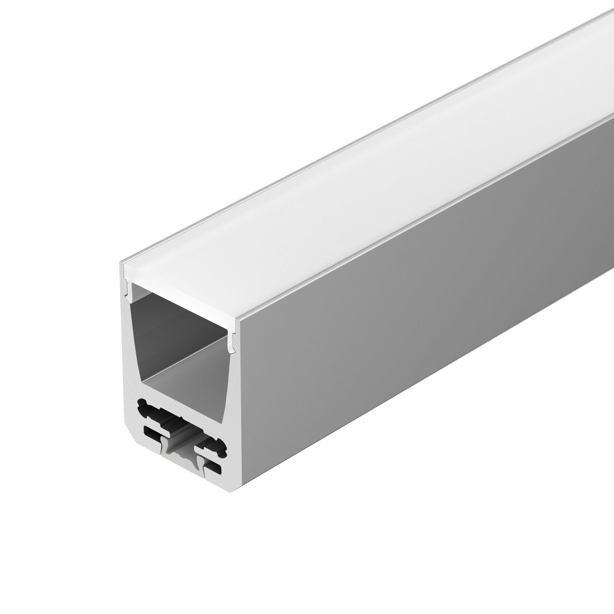 Arlight Профиль с экраном ALU-SWISS-20-2000 ANOD+FROST (Алюминий) 024197 — миниатюра 4