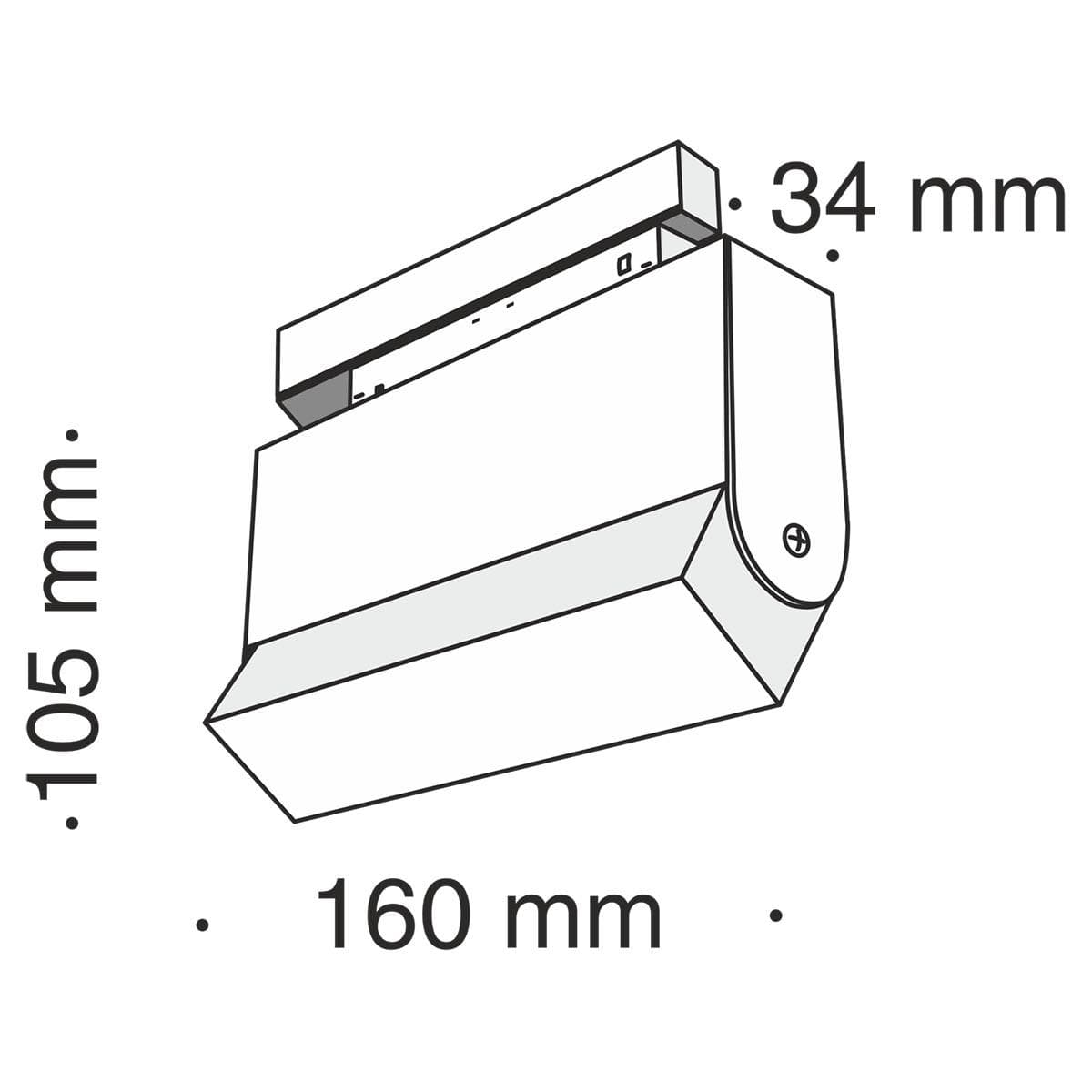 Maytoni Трековый светодиодный светильник  Track lamps TR013-2-10W3K-B — миниатюра 7
