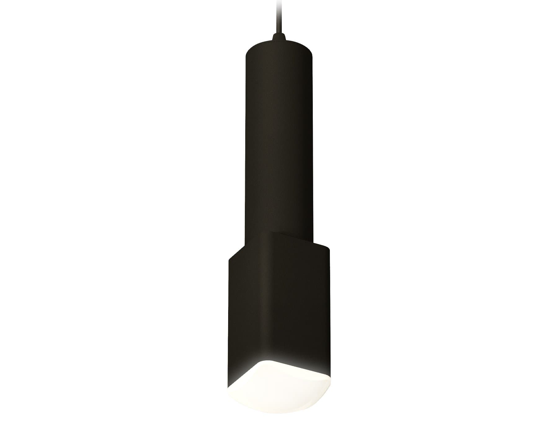 Ambrella Комплект подвесного светильника с акрилом XP7821003 SBK/FR черный песок/белый матовый MR16 GU5.3 (A2302, C6356, A2010, C7821, N7756) — миниатюра 1