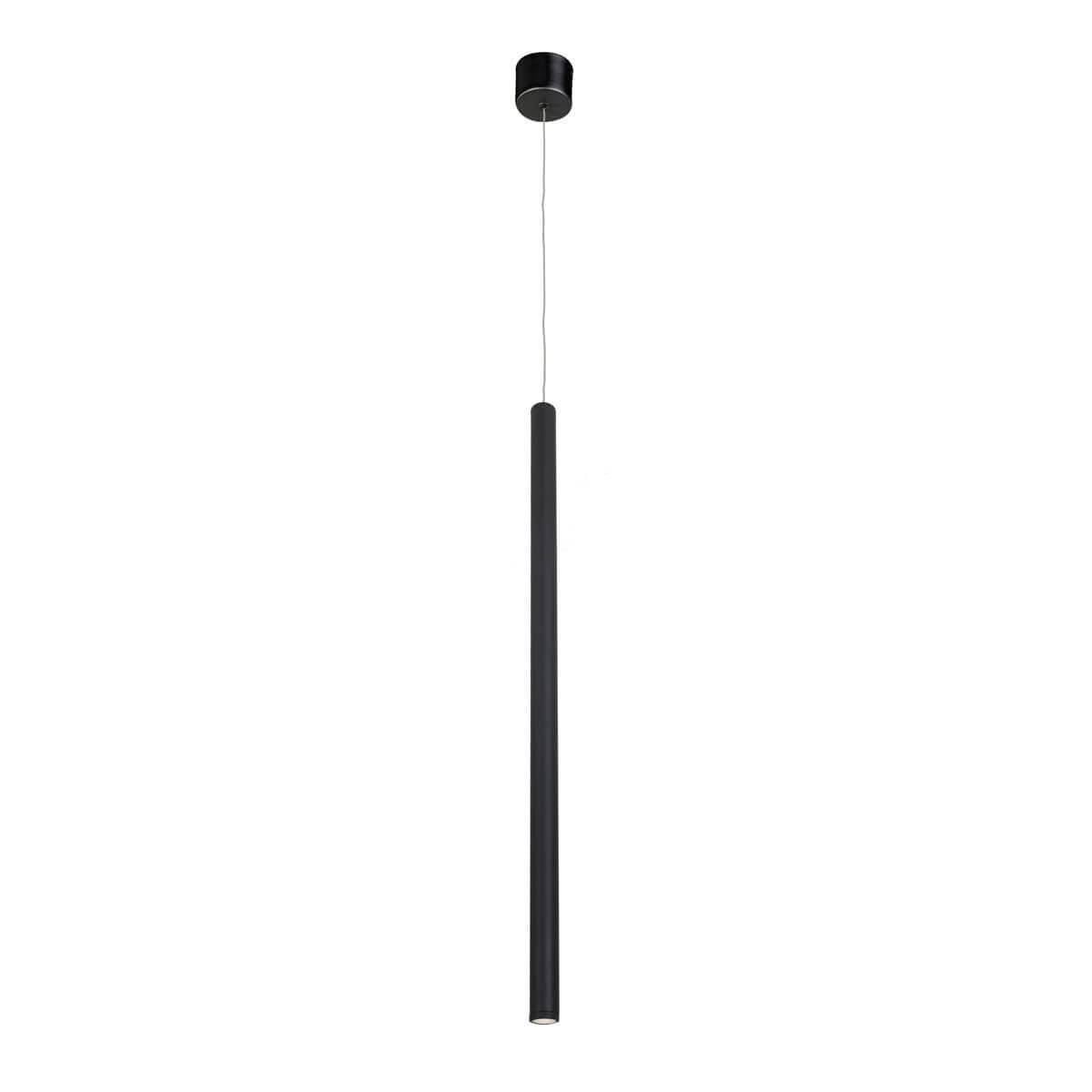 Favourite 2235-1P Modern LED Somnium Подвес/планка D25*H650/1650, 1*LED*5W, 400LM, 4000K, included, черный