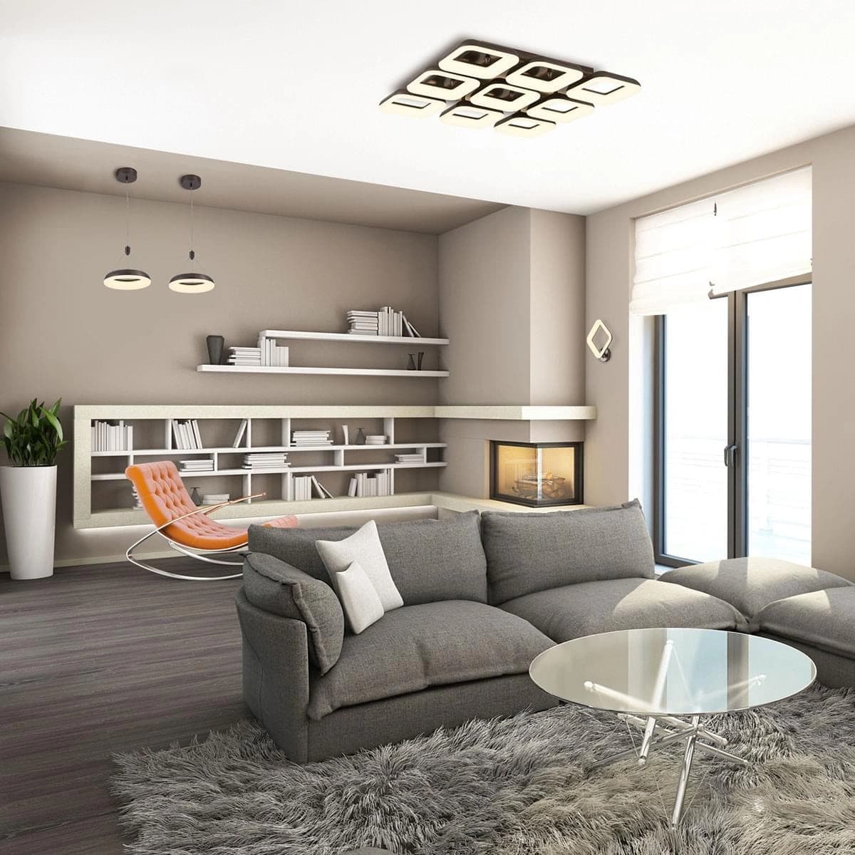 Citilux CL225115r Паркер Кофе Светильник LED Подвес — миниатюра 7