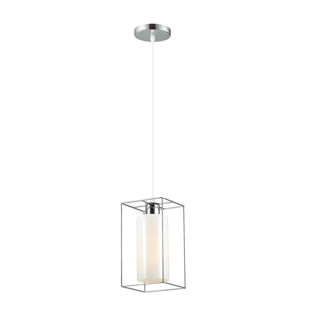 Lumion 3731/1 LN19 261 хром/белый Подвес E27 60W 220V ELLIOT — миниатюра 1