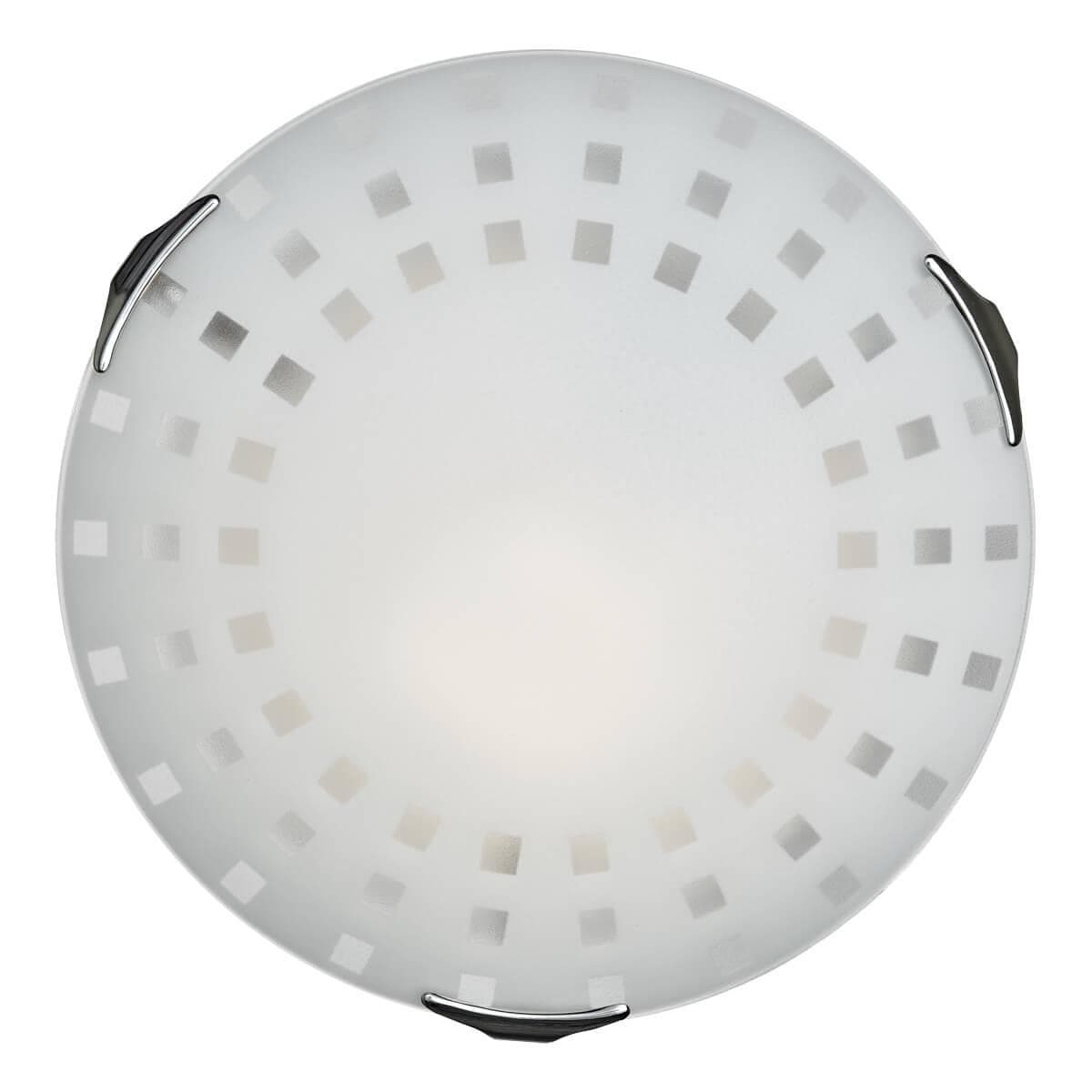 Sonex 162/K SN 103 св-к QUADRO WHITE стекло E27 2*60Вт D300 — миниатюра 4