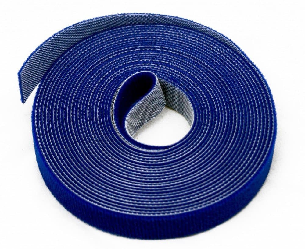 Hyperline WASNR-5x25-BL Лента (липучка) в рулоне, ширина 25 мм, длина 5 м, синяя 401689