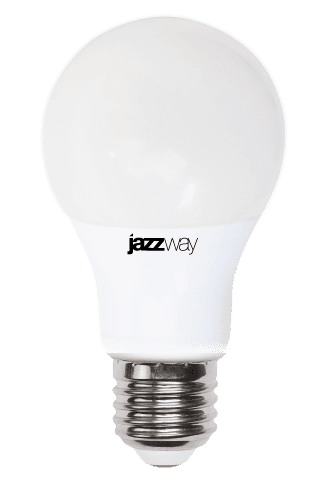 Jazzway Лампа светодиодная (LED) «груша» d60мм E27 180° 10Вт 220-240В матовая тепло-белая желтая 3000К .1033697 — миниатюра 1