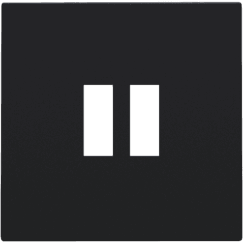 Niko Черный Накладка на USB-зарядку 161-68001