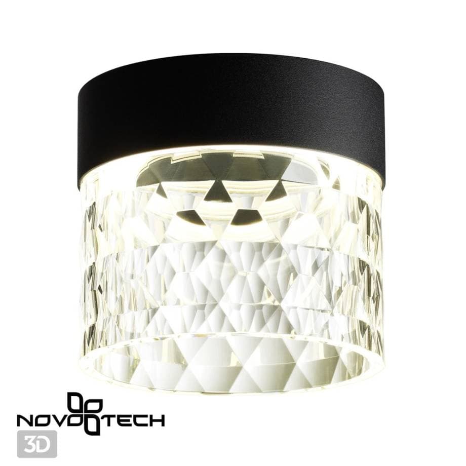 Novotech 358998 OVER NT23 000 черный Светильник накладной светодиодный IP20 LED 4000K 10W 85-265V AURA