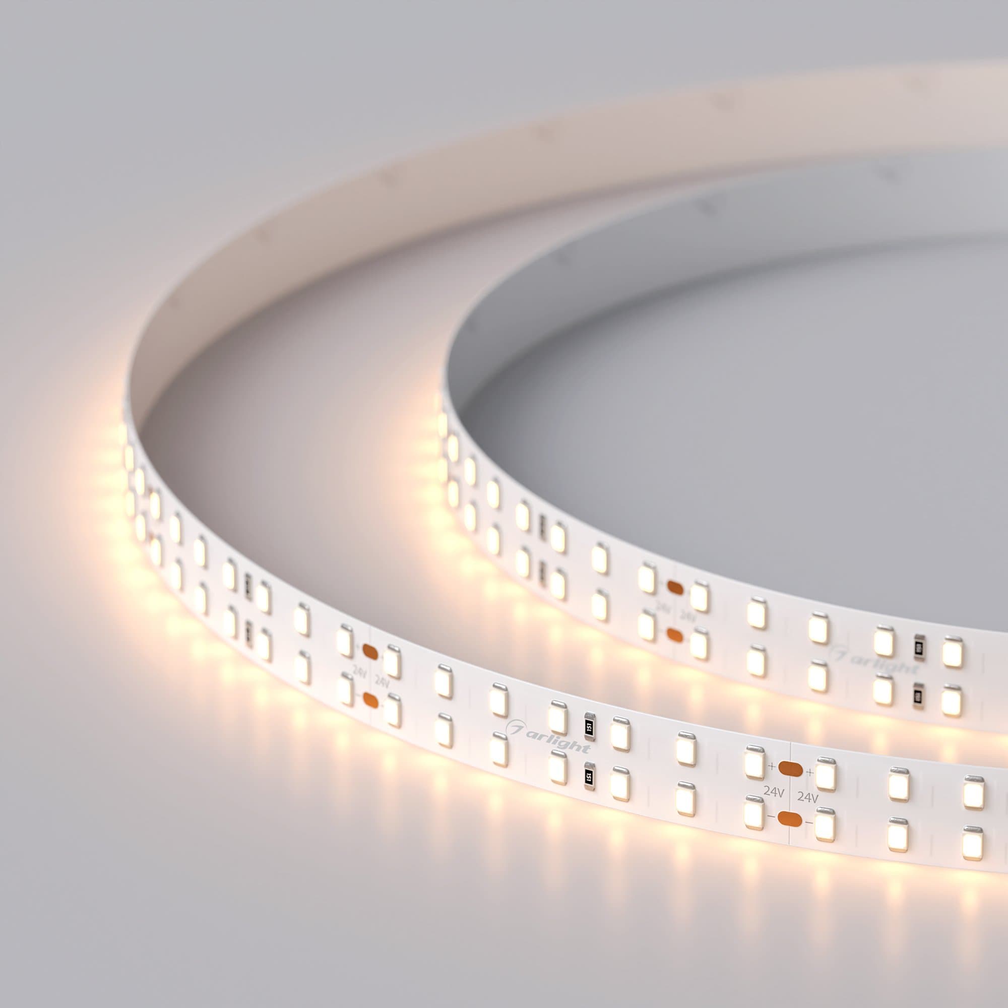 Arlight Светодиодная лента RT 2-5000 24V Warm2700 2x2 (2835, 980 LED, LUX) (20 Вт/м, IP20) 019091(B) — миниатюра 5