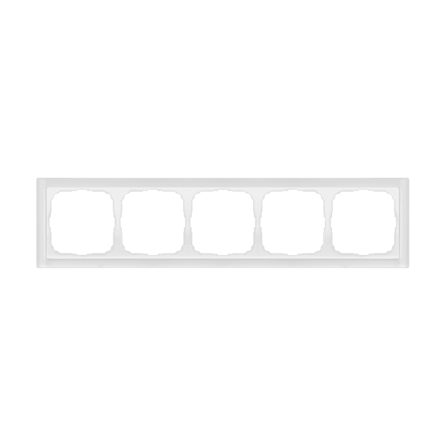 Systeme Electric ArtGallery Pure Матовое органическое стекло Белый Рамка 5-ая — миниатюра 2