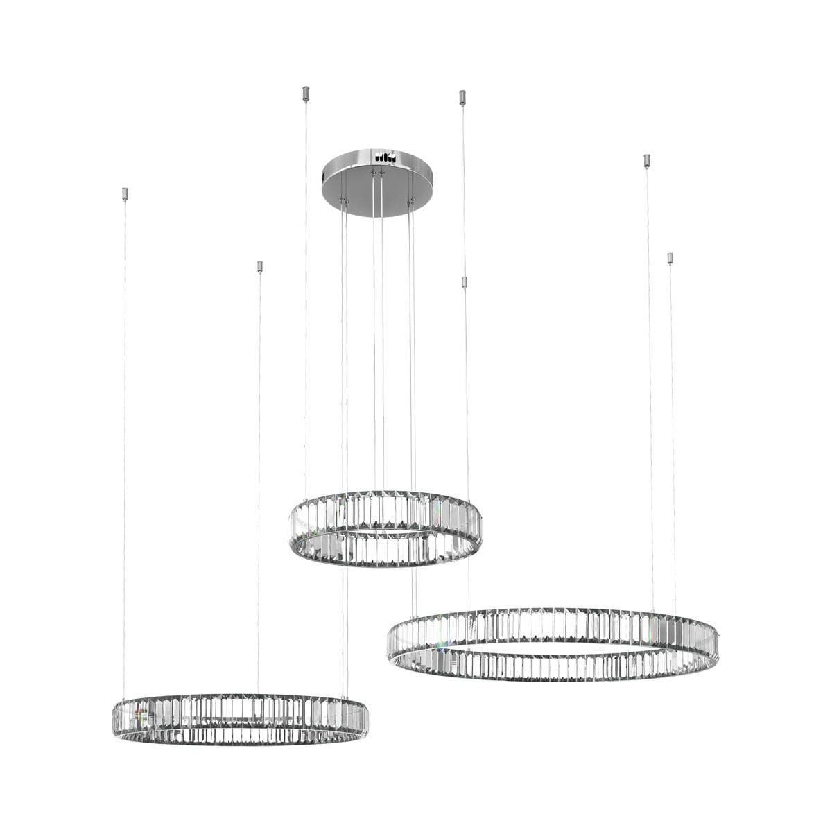 LOFT IT 10135/3 Chrome Подвесные светильники Crystal ring, шт