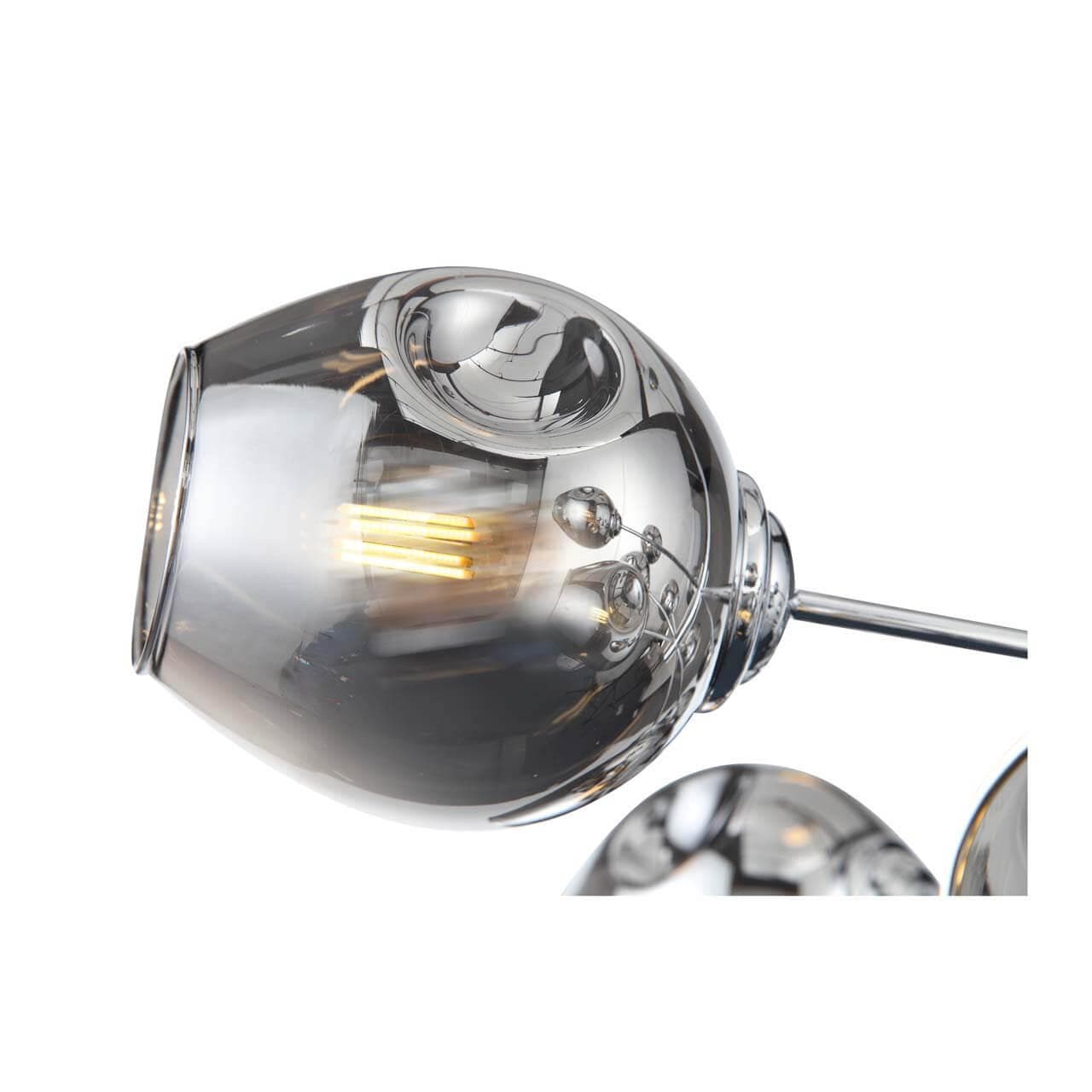 ST Luce SL1500.103.12 Светильник подвесной Хром/Дымчатый E14 12*40W — миниатюра 4
