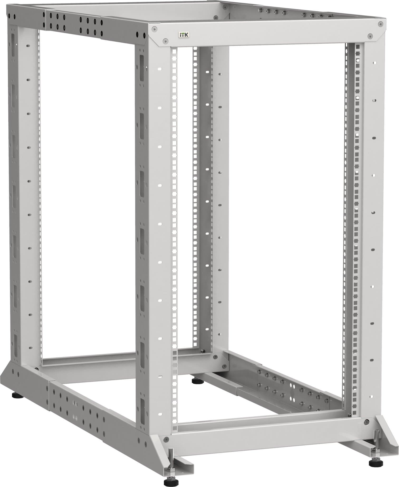 IEK LINEA F ITK Стойка 2-рамная 33U 600х600-1000мм серая LF35-33U61-2GM