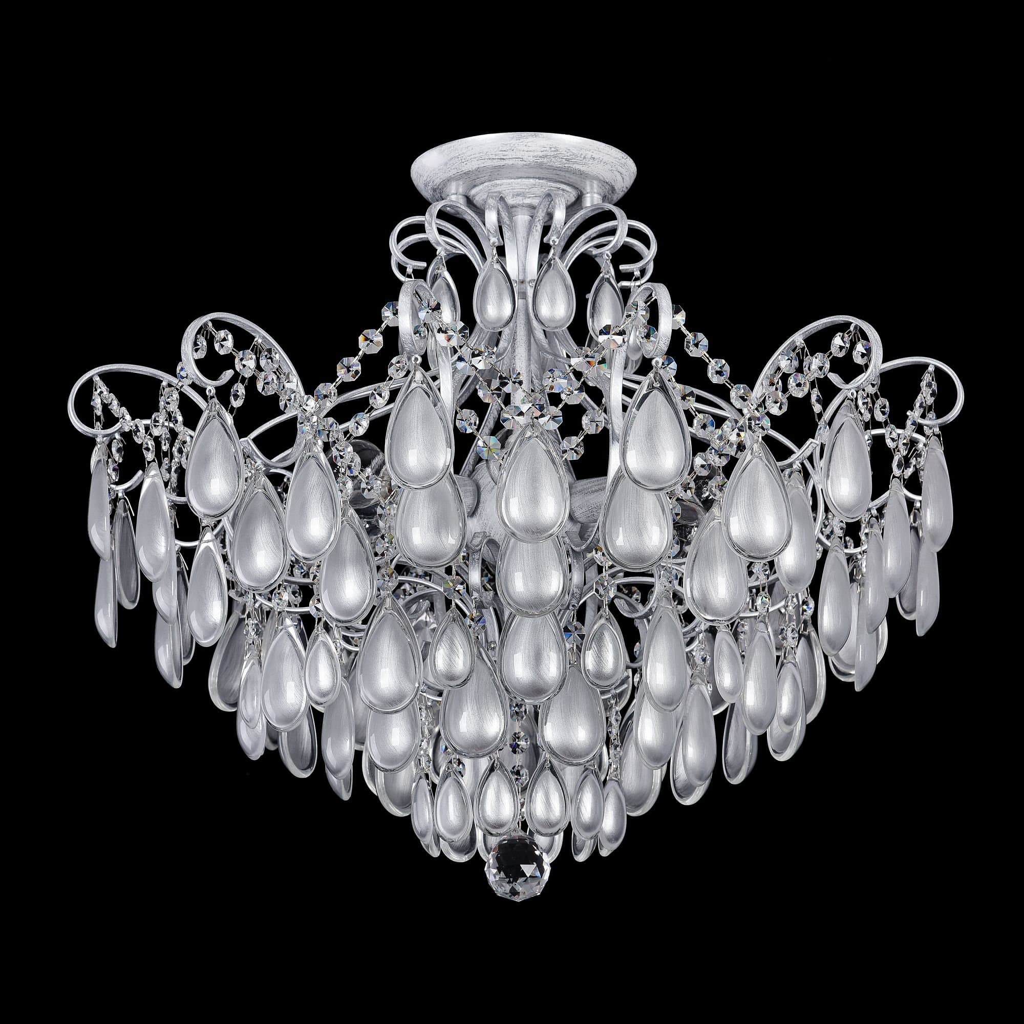 Freya Classic Chabrol Серебро Люстра E14 40W FR2302CL-06S — миниатюра 7