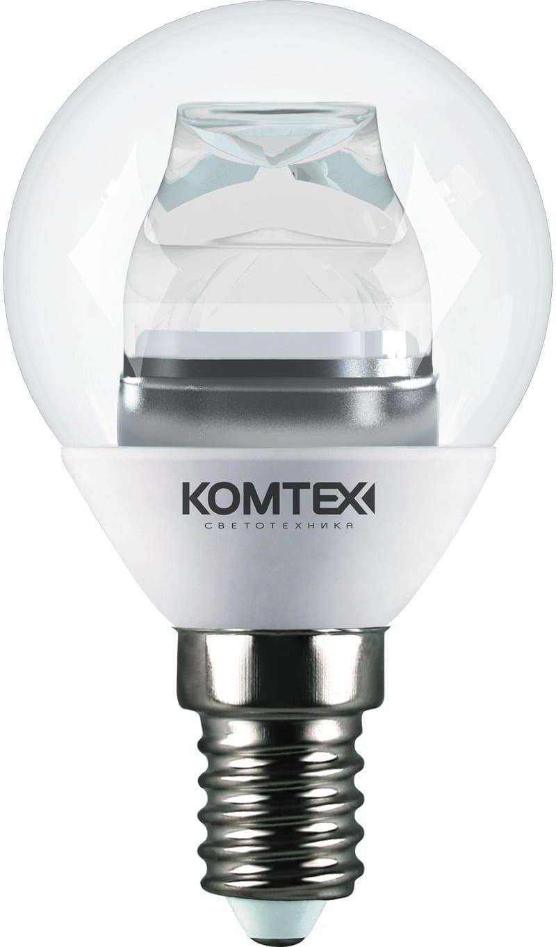Comtech Лампа LED ЭКСПЕРТ шар хрустальный G45 Е14 5W 2700К 280D 15044839