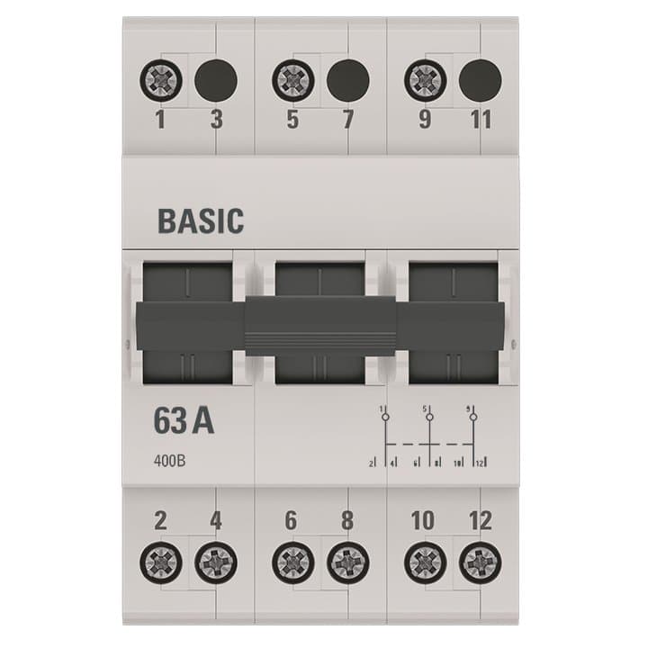 EKF Basic Трехпозиционный переключатель 3P 63А tps-3-63 — миниатюра 2
