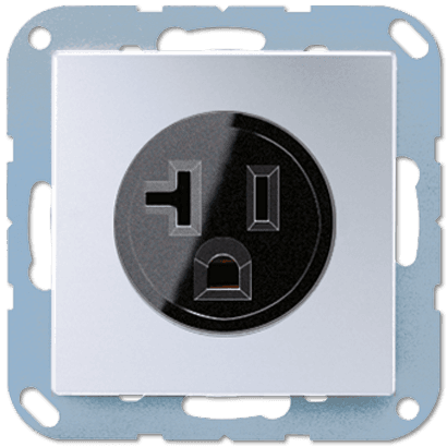 JUNG Розетка системы US-NEMA 20А 125V, алюминий A521-20AL