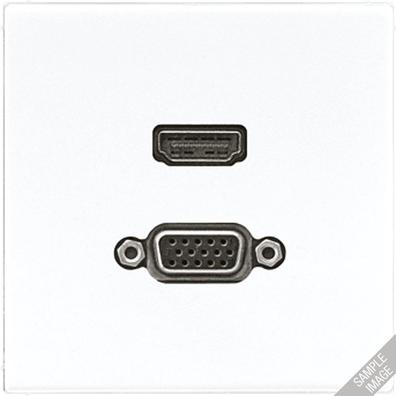 JUNG HDMI / VGA, слоновая кость MALS1173