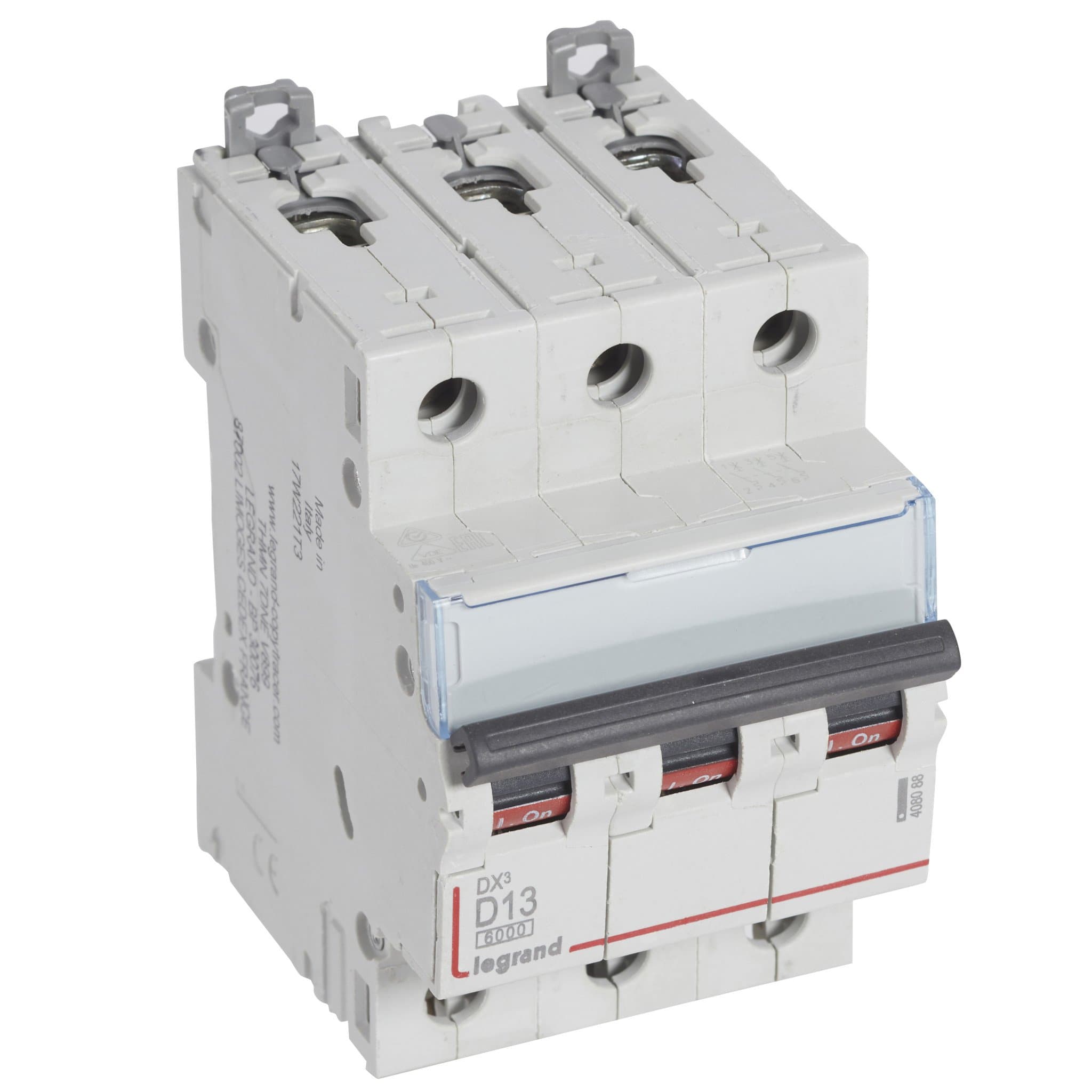 Legrand DX3 Автоматический выключатель 3P 13A (D) 10kA 408088