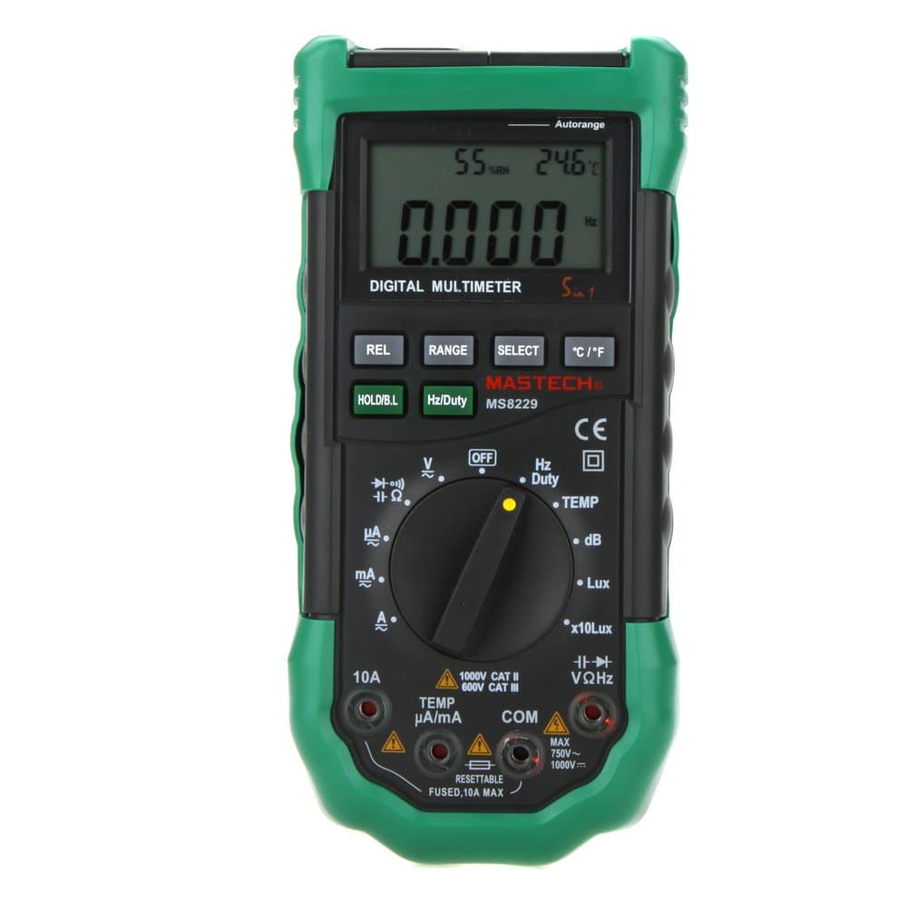 Профессиональный мультиметр 5 в 1 MS8229 MASTECH Rexant 13-2029