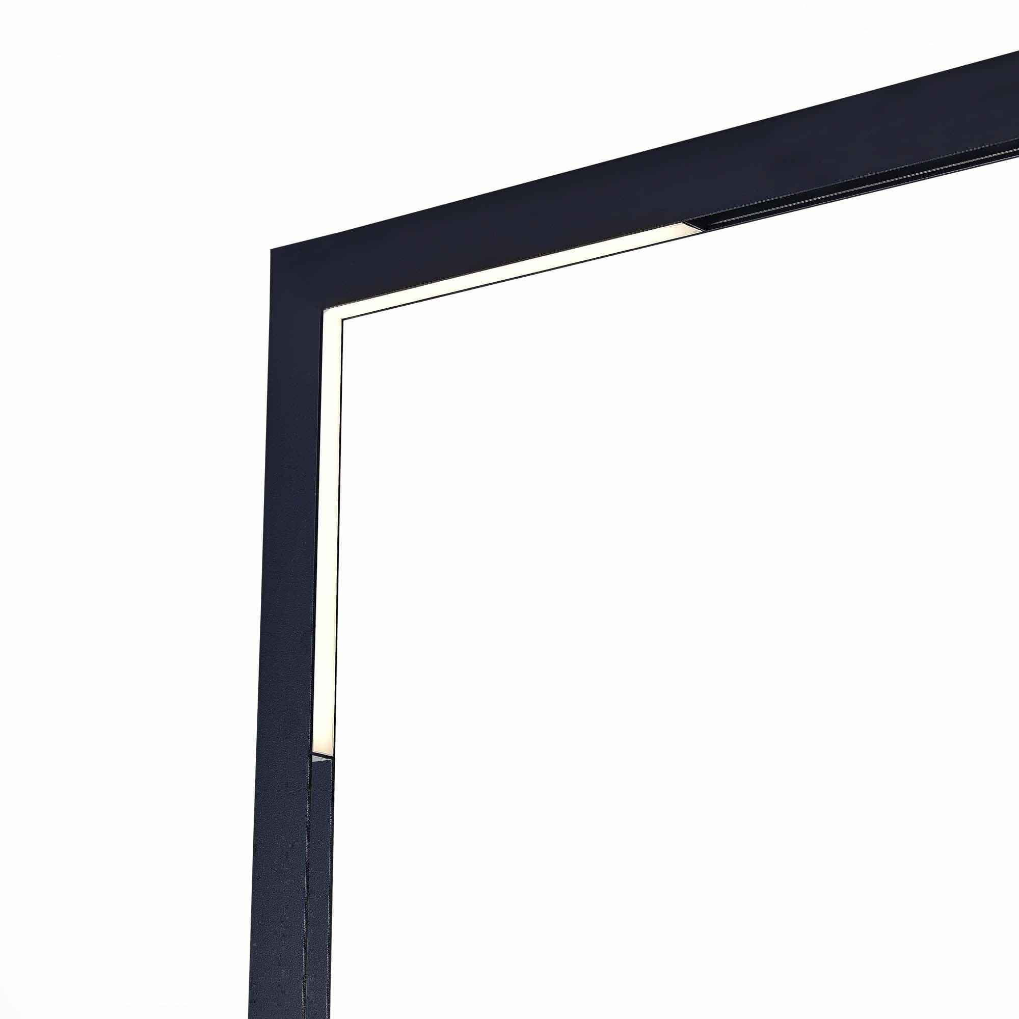 ST LUCE ST801.446.20 Магнитный трековый светильник Черный LED 1*20W 4000K 1 100Lm Ra>90 120° IP20 L330xW330xH22,5 48VV