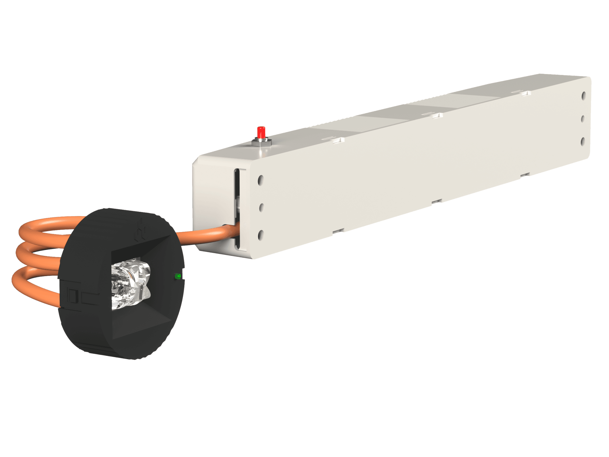 Белый свет Аварийный светильник BS-OKO-81-L2-INEXI3 Black a15282 — миниатюра 6