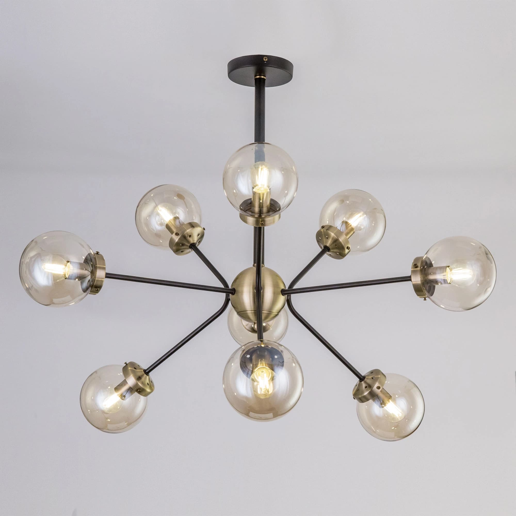 Citilux CL105295 Планета Черн+Дымч. Люстра — миниатюра 11