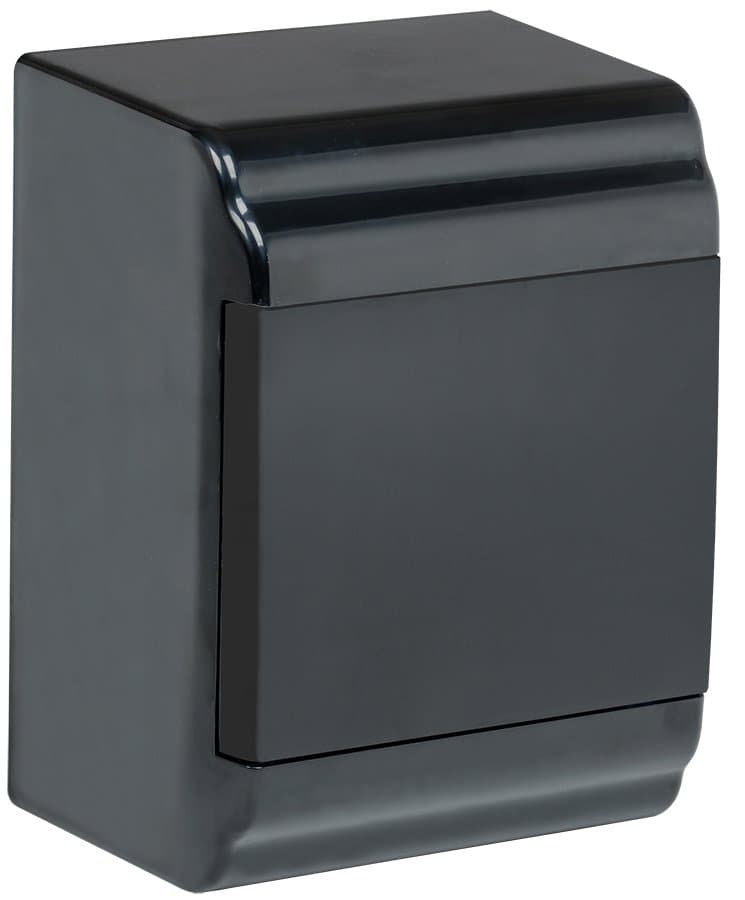IEK PRIME Корпус пластиковый навесной ЩРН-П-4 черный IP41