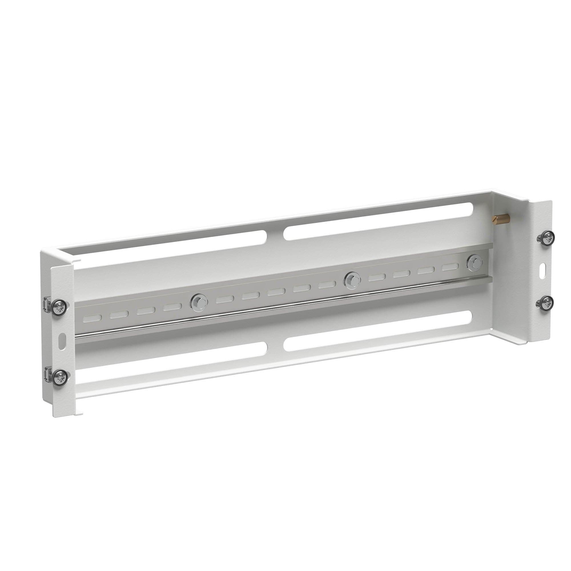 DKC Модуль 3U с DIN рейкой для 19" IT-корпусов, RAL7035 — миниатюра 2