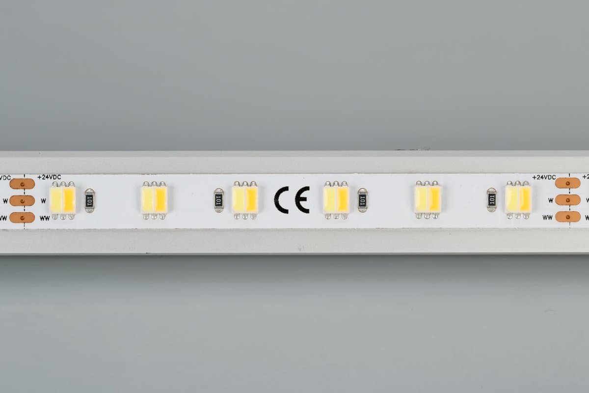 Arlight Светодиодная лента RT 6-5000 24V White-MIX-One 2x (5060, 60 LED/m, LUX) (14.4 Вт/м, IP20) 025214 — миниатюра 2
