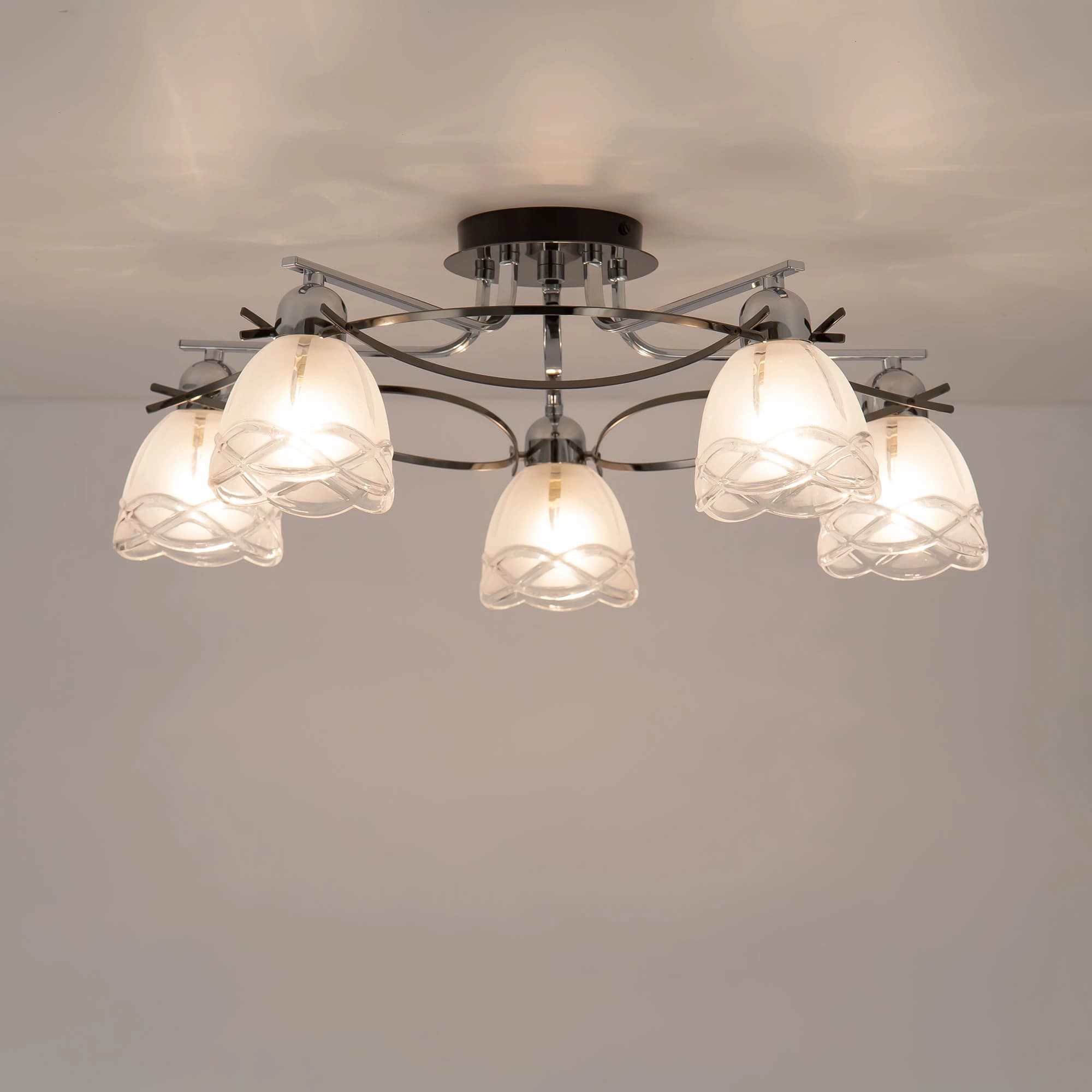 Citilux CL147151 Сандра Черн.Хром+Хром  Светильник Потолоч. — миниатюра 4