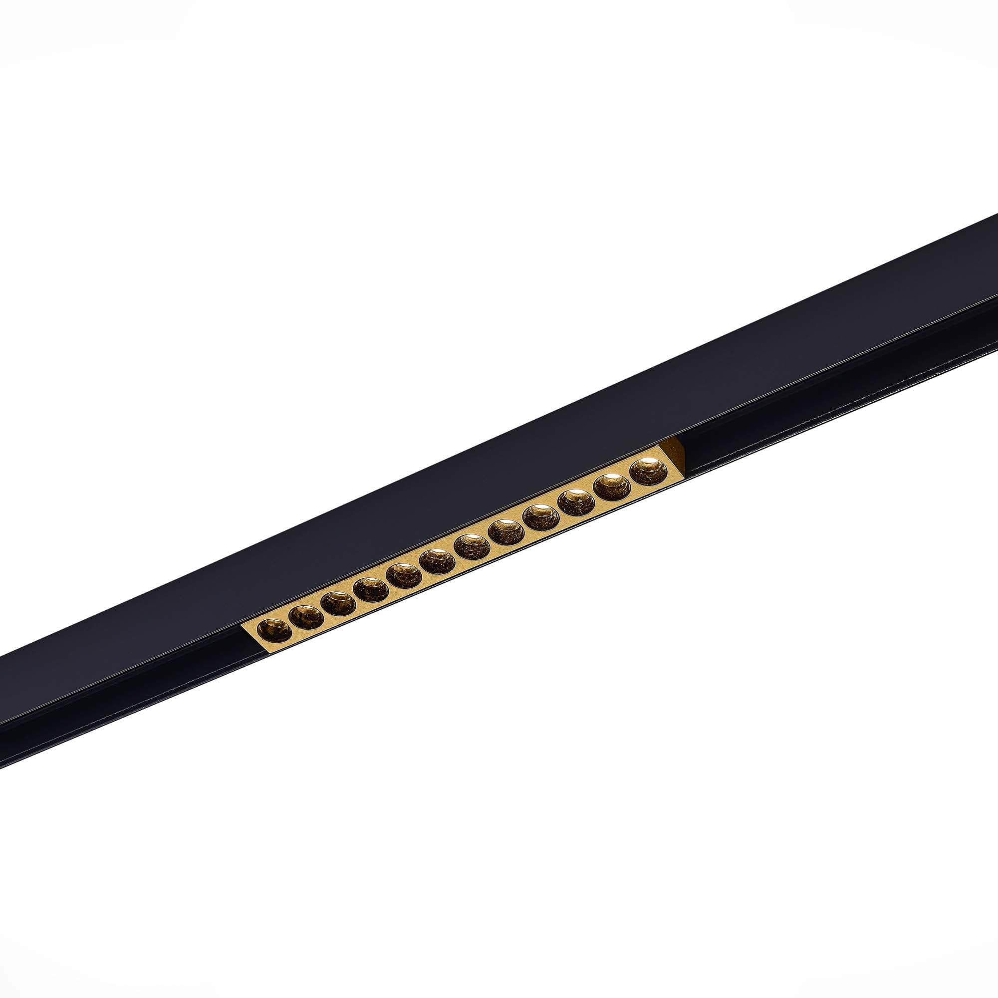ST LUCE ST806.236.12 Магнитный трековый светильник Золотистый LED 1*12W 3000K 450Lm Ra>90 36° IP20 L220xW22xH44 48VV