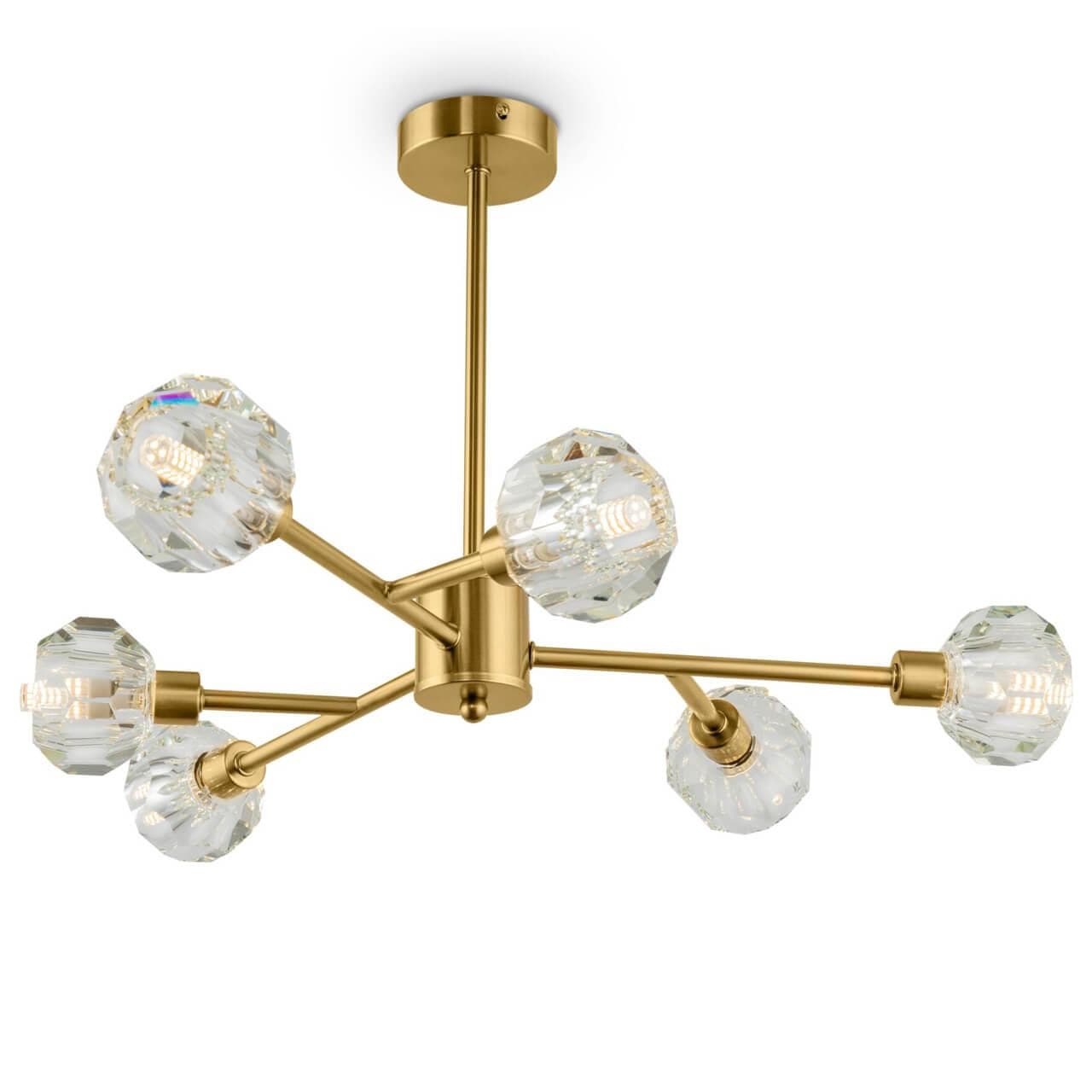 Freya Crystal Grace Золотая бронза Люстра FR5114PL-06BZ — миниатюра 8