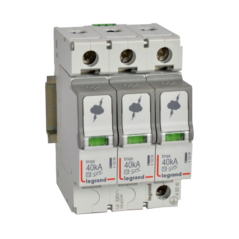Legrand УЗИП T2 40KA 3P с сигнальным контактом 412242