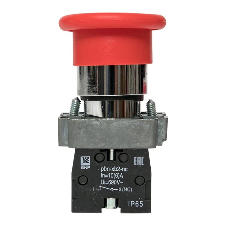 EKF PROxima Кнопка BC42 грибок красная NC IP65 — миниатюра 2